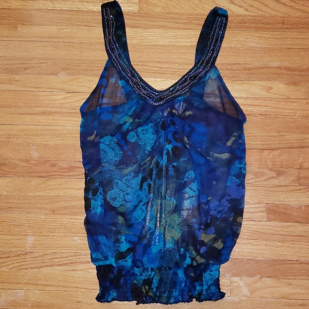 Love on a Hanger sheer tank top